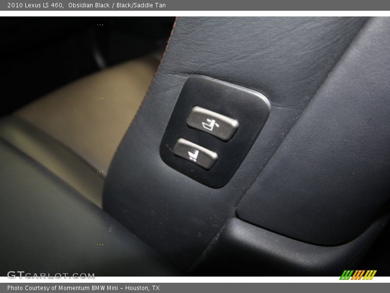Obsidian Black / Black/Saddle Tan 2010 Lexus LS 460