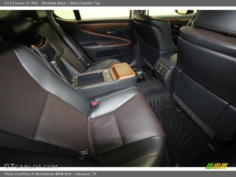 Obsidian Black / Black/Saddle Tan 2010 Lexus LS 460
