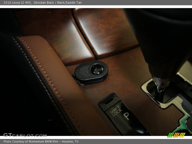 Obsidian Black / Black/Saddle Tan 2010 Lexus LS 460