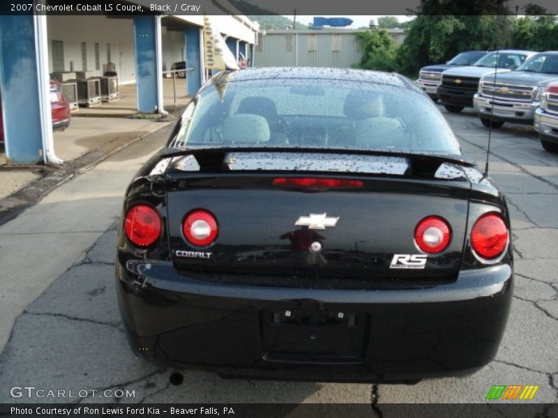 Black / Gray 2007 Chevrolet Cobalt LS Coupe