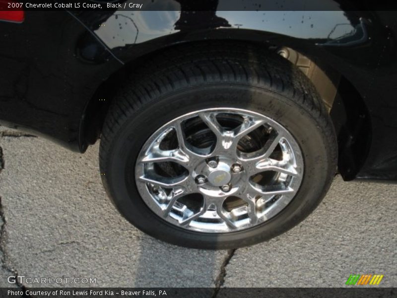 Black / Gray 2007 Chevrolet Cobalt LS Coupe