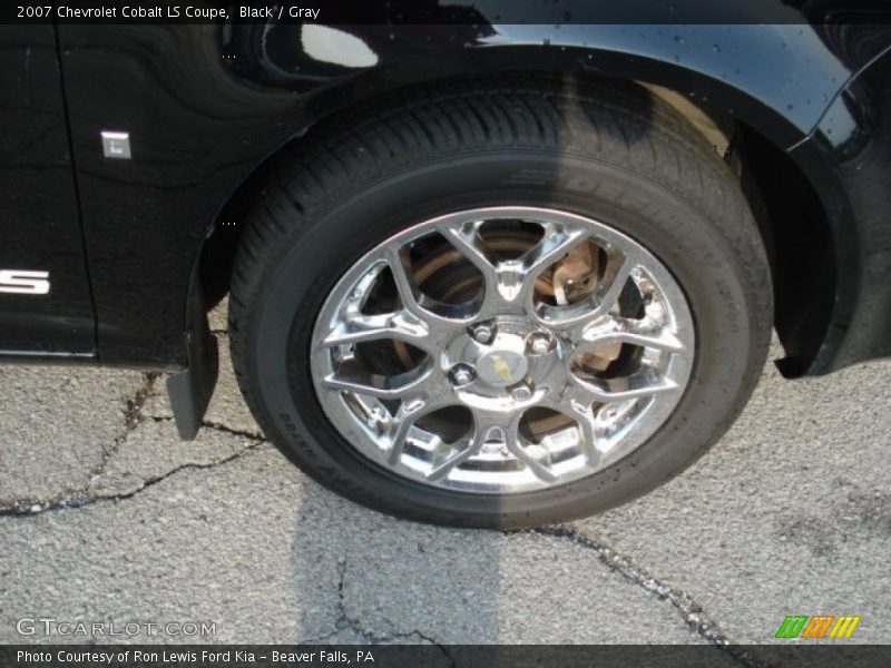 Black / Gray 2007 Chevrolet Cobalt LS Coupe