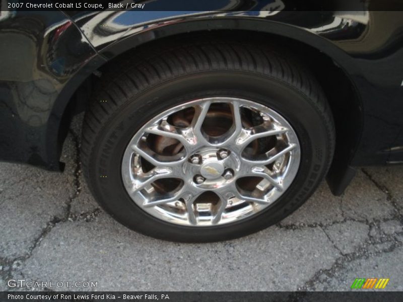Black / Gray 2007 Chevrolet Cobalt LS Coupe