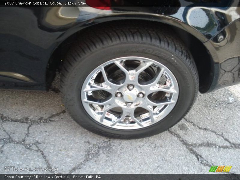 Black / Gray 2007 Chevrolet Cobalt LS Coupe
