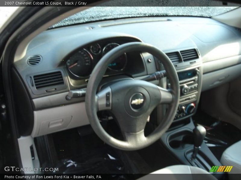 Black / Gray 2007 Chevrolet Cobalt LS Coupe