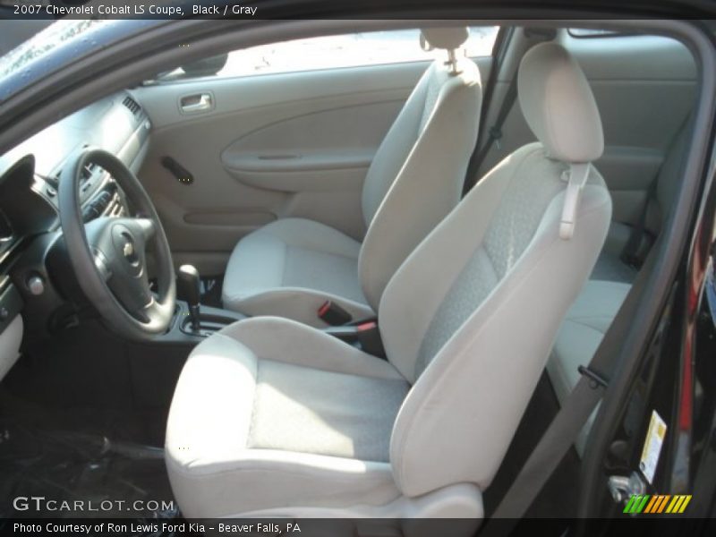 Black / Gray 2007 Chevrolet Cobalt LS Coupe