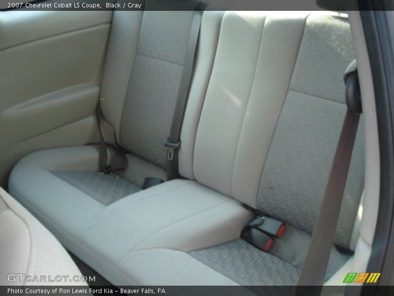 Black / Gray 2007 Chevrolet Cobalt LS Coupe