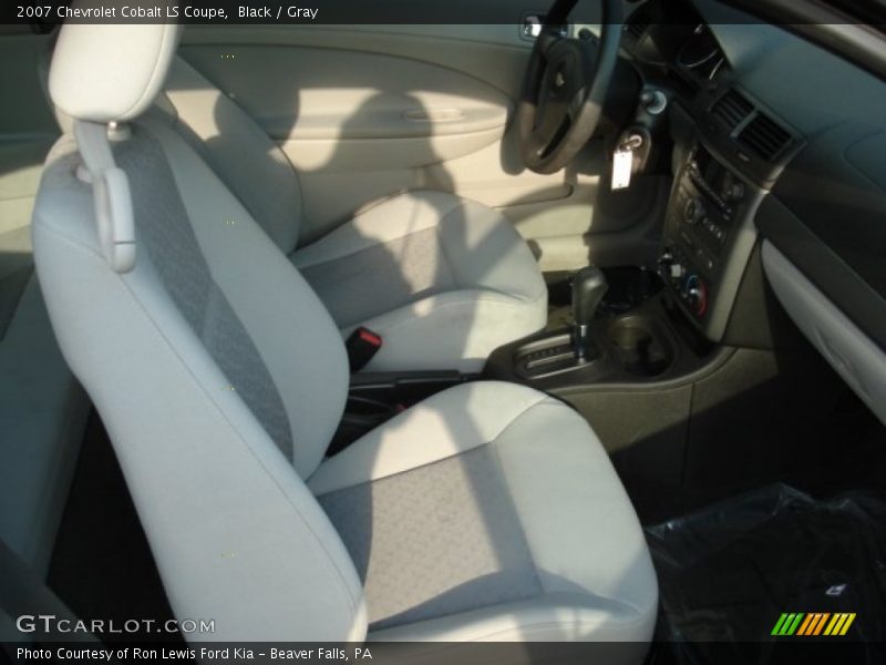 Black / Gray 2007 Chevrolet Cobalt LS Coupe