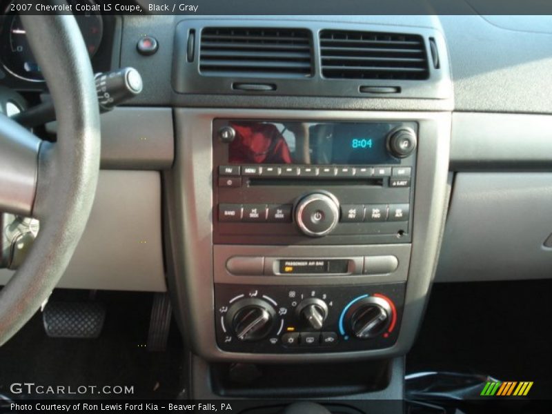 Black / Gray 2007 Chevrolet Cobalt LS Coupe