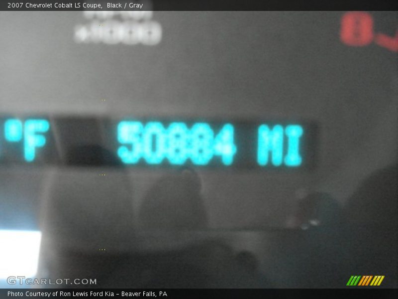 Black / Gray 2007 Chevrolet Cobalt LS Coupe