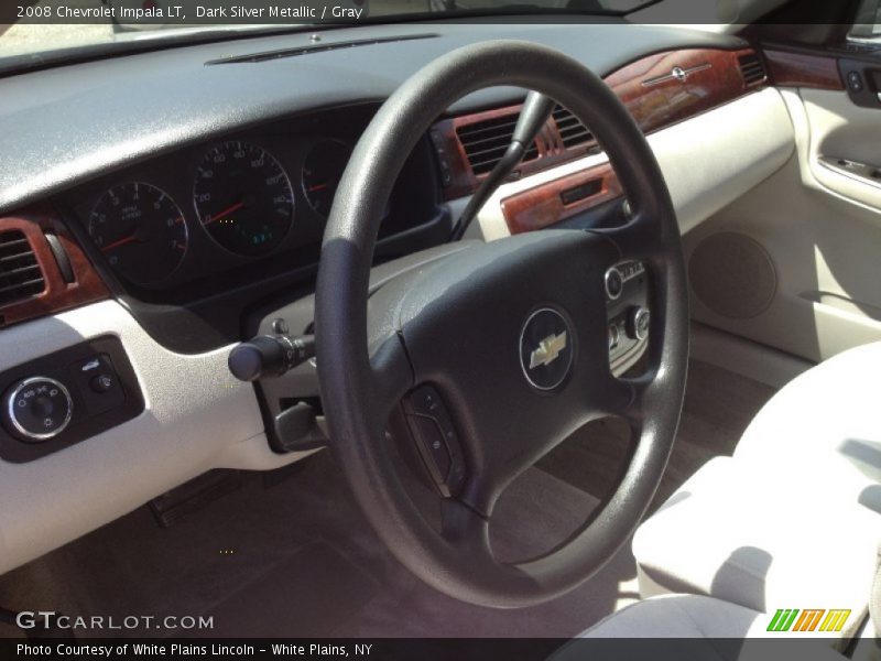 Dark Silver Metallic / Gray 2008 Chevrolet Impala LT