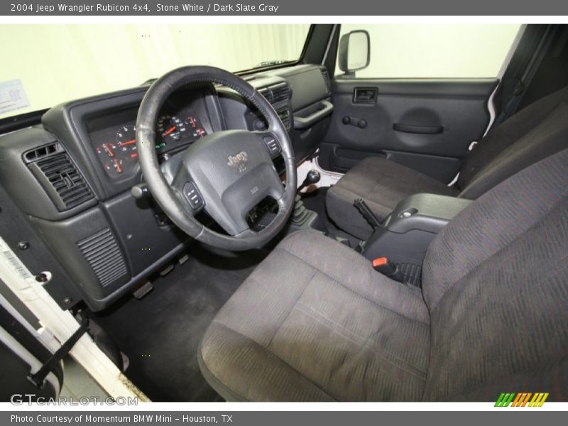 Stone White / Dark Slate Gray 2004 Jeep Wrangler Rubicon 4x4
