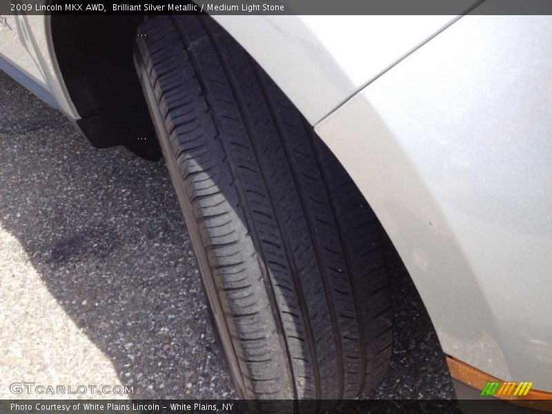 Brilliant Silver Metallic / Medium Light Stone 2009 Lincoln MKX AWD