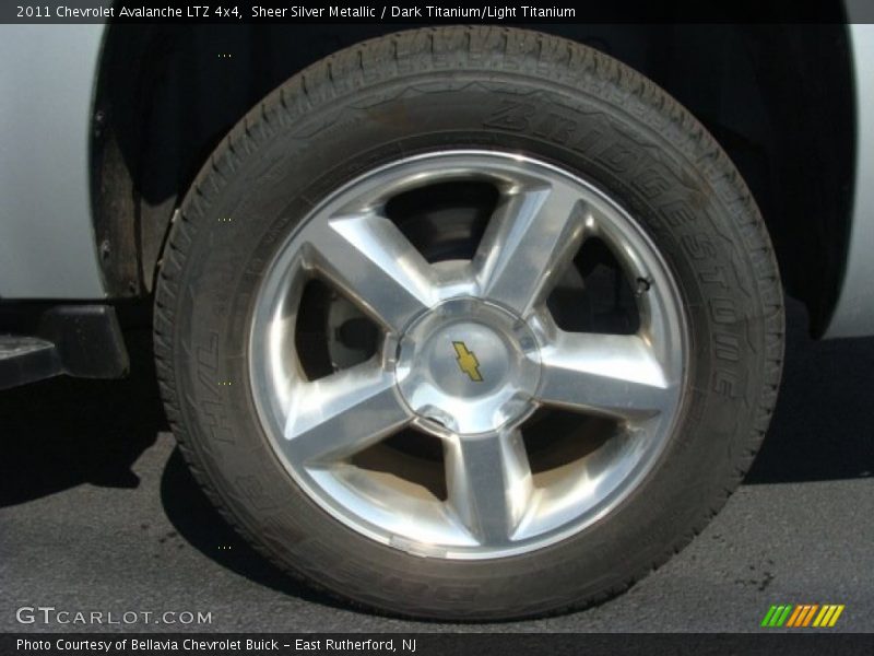 Sheer Silver Metallic / Dark Titanium/Light Titanium 2011 Chevrolet Avalanche LTZ 4x4