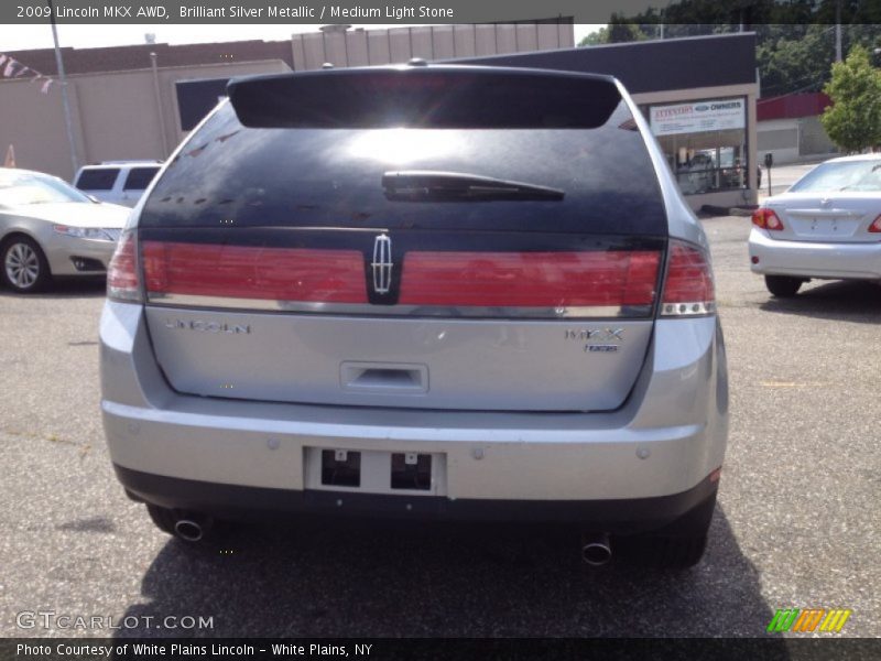 Brilliant Silver Metallic / Medium Light Stone 2009 Lincoln MKX AWD