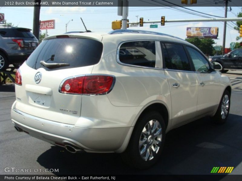 White Diamond Tricoat / Cashmere 2012 Buick Enclave AWD