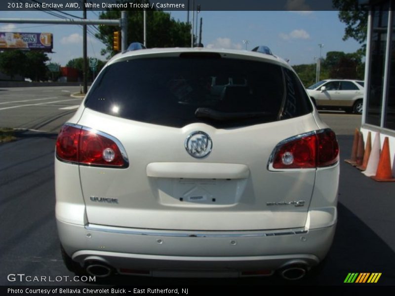 White Diamond Tricoat / Cashmere 2012 Buick Enclave AWD