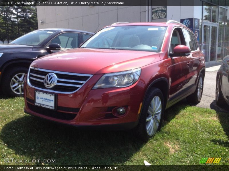 Wild Cherry Metallic / Sandstone 2010 Volkswagen Tiguan SEL 4Motion