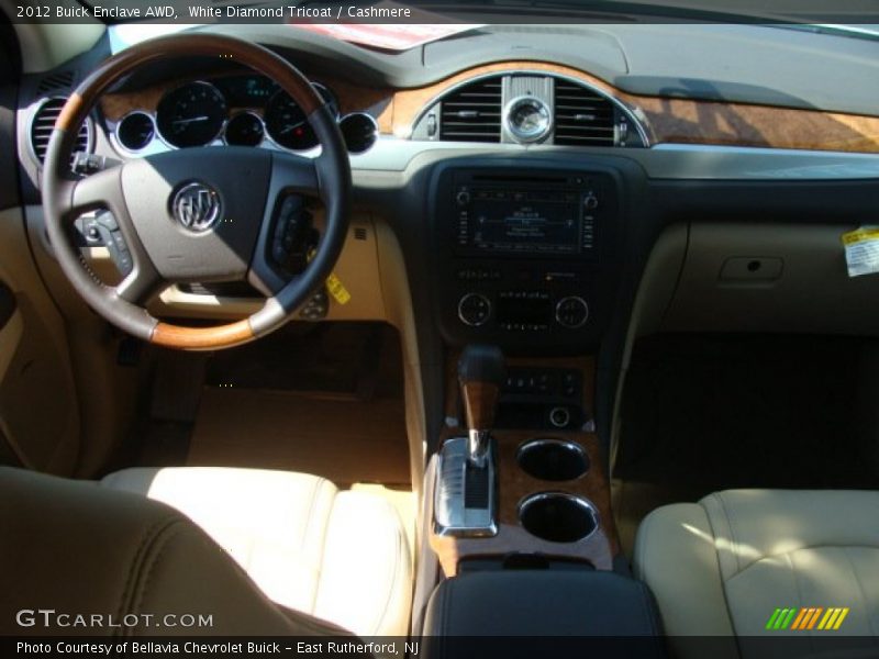 White Diamond Tricoat / Cashmere 2012 Buick Enclave AWD