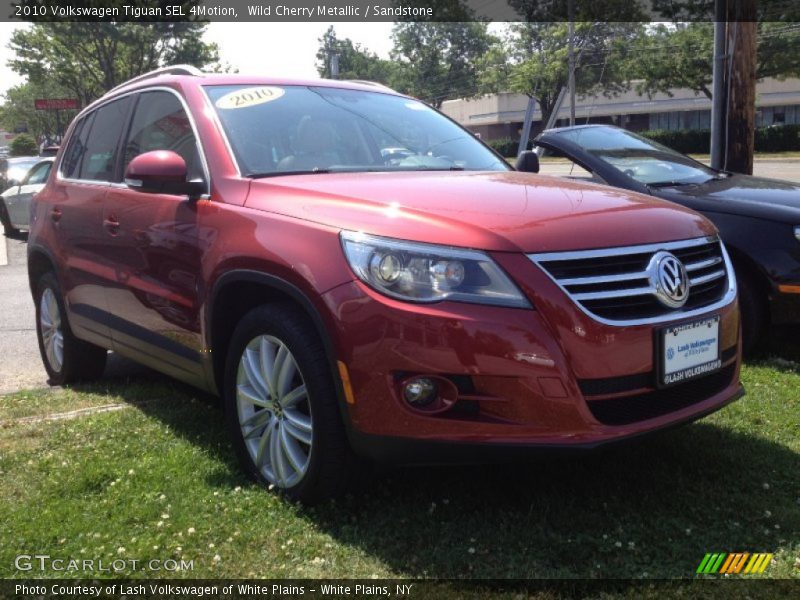 Wild Cherry Metallic / Sandstone 2010 Volkswagen Tiguan SEL 4Motion