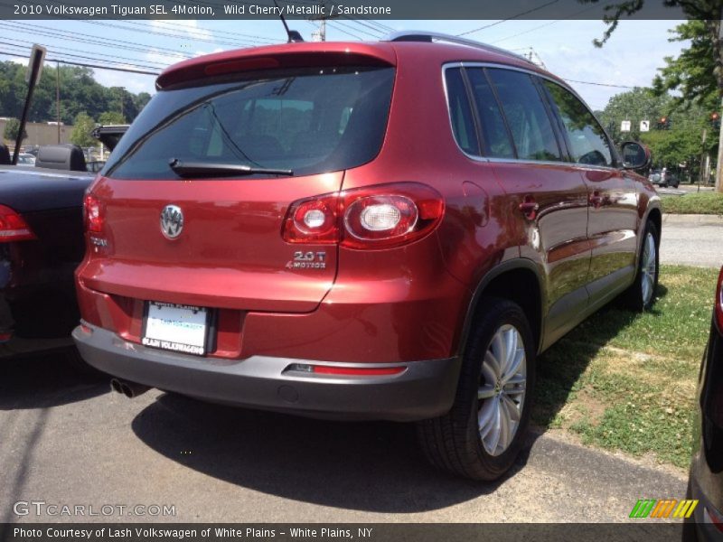 Wild Cherry Metallic / Sandstone 2010 Volkswagen Tiguan SEL 4Motion