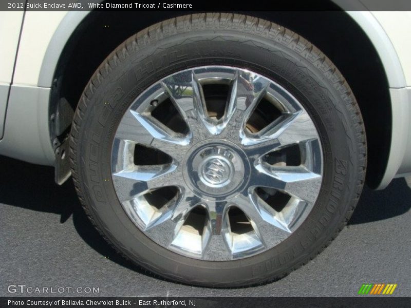 White Diamond Tricoat / Cashmere 2012 Buick Enclave AWD