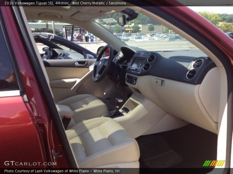Wild Cherry Metallic / Sandstone 2010 Volkswagen Tiguan SEL 4Motion