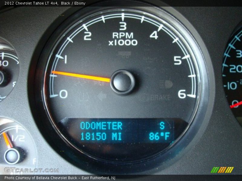 Black / Ebony 2012 Chevrolet Tahoe LT 4x4