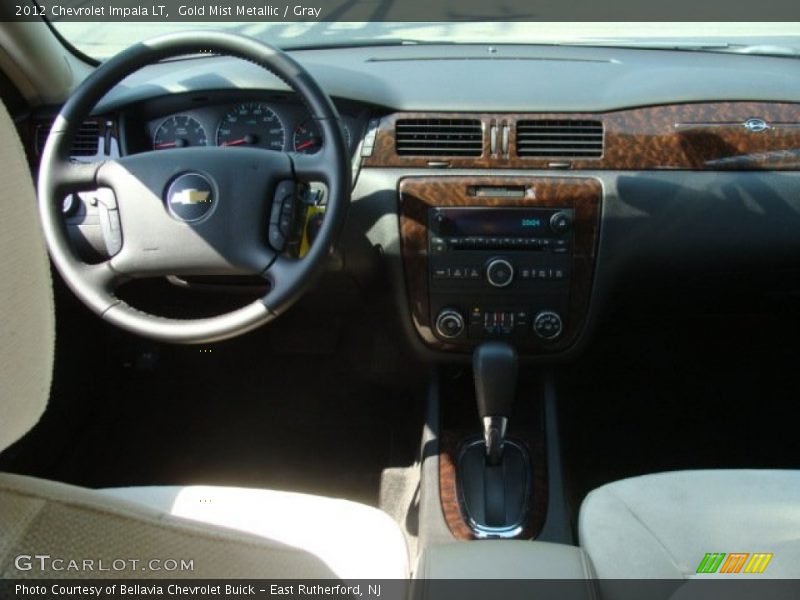 Gold Mist Metallic / Gray 2012 Chevrolet Impala LT