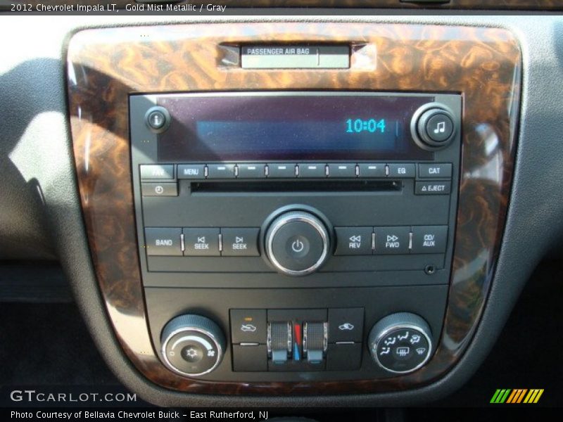 Gold Mist Metallic / Gray 2012 Chevrolet Impala LT