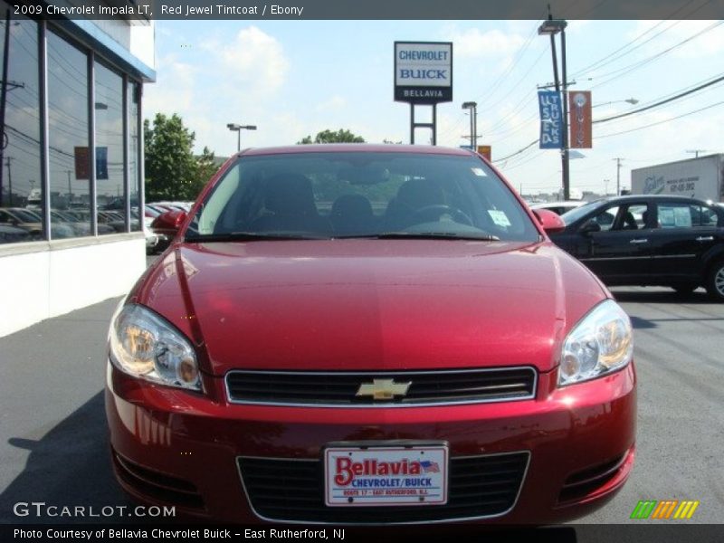 Red Jewel Tintcoat / Ebony 2009 Chevrolet Impala LT