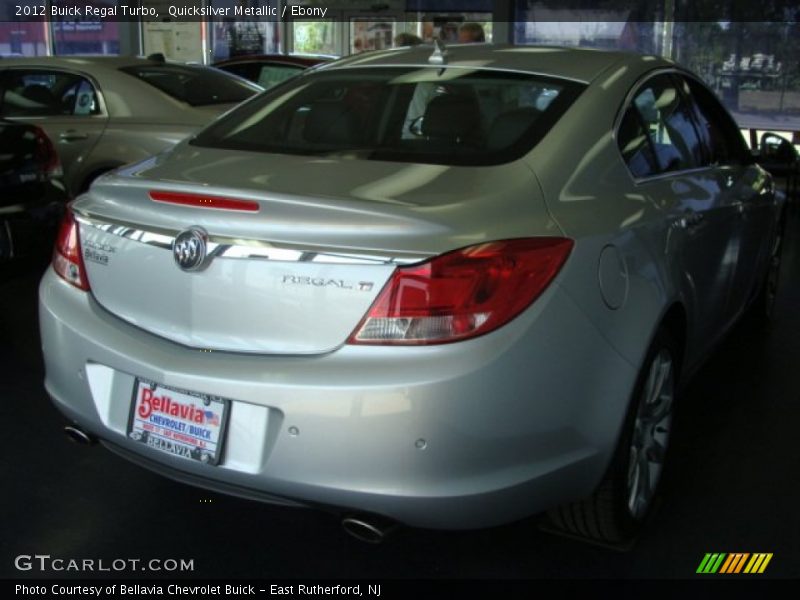 Quicksilver Metallic / Ebony 2012 Buick Regal Turbo