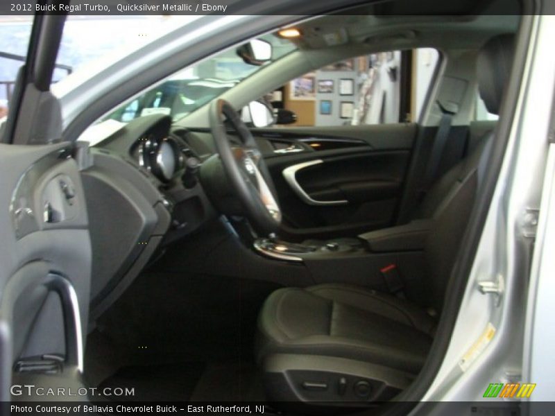Quicksilver Metallic / Ebony 2012 Buick Regal Turbo