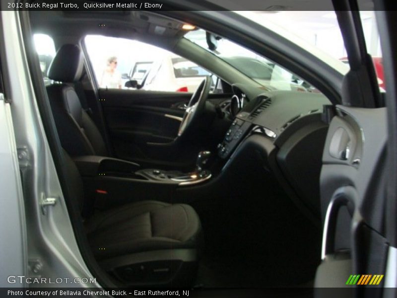 Quicksilver Metallic / Ebony 2012 Buick Regal Turbo
