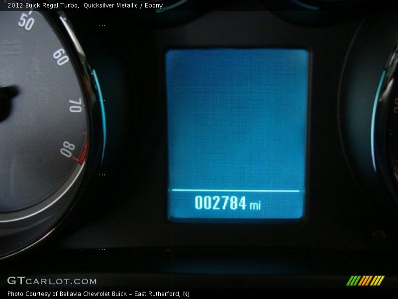 Quicksilver Metallic / Ebony 2012 Buick Regal Turbo