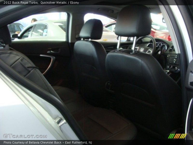 Quicksilver Metallic / Ebony 2012 Buick Regal Turbo