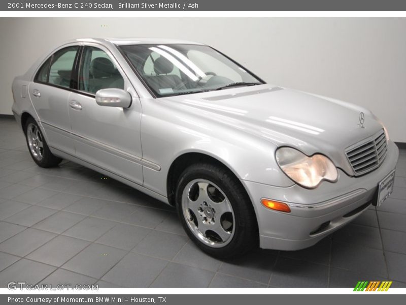 Brilliant Silver Metallic / Ash 2001 Mercedes-Benz C 240 Sedan