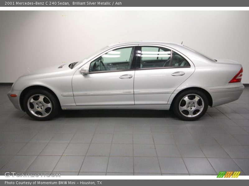 Brilliant Silver Metallic / Ash 2001 Mercedes-Benz C 240 Sedan