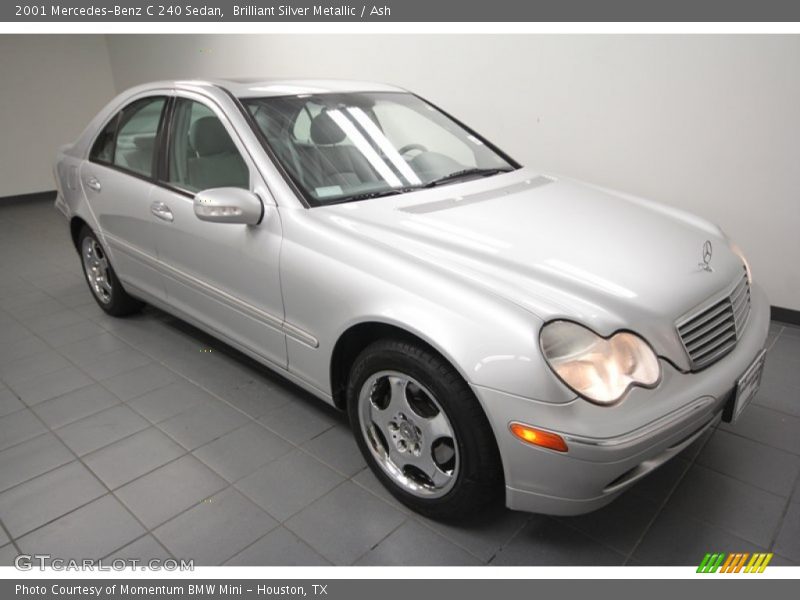 Brilliant Silver Metallic / Ash 2001 Mercedes-Benz C 240 Sedan