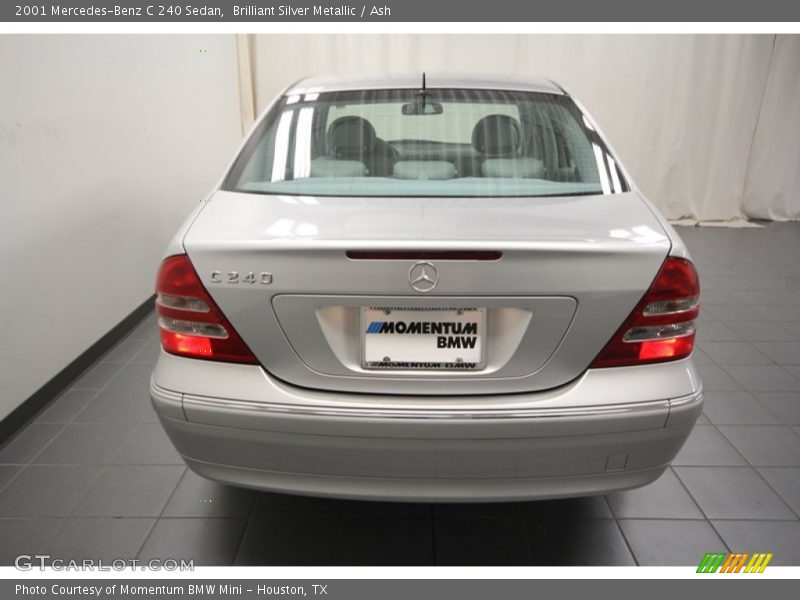 Brilliant Silver Metallic / Ash 2001 Mercedes-Benz C 240 Sedan