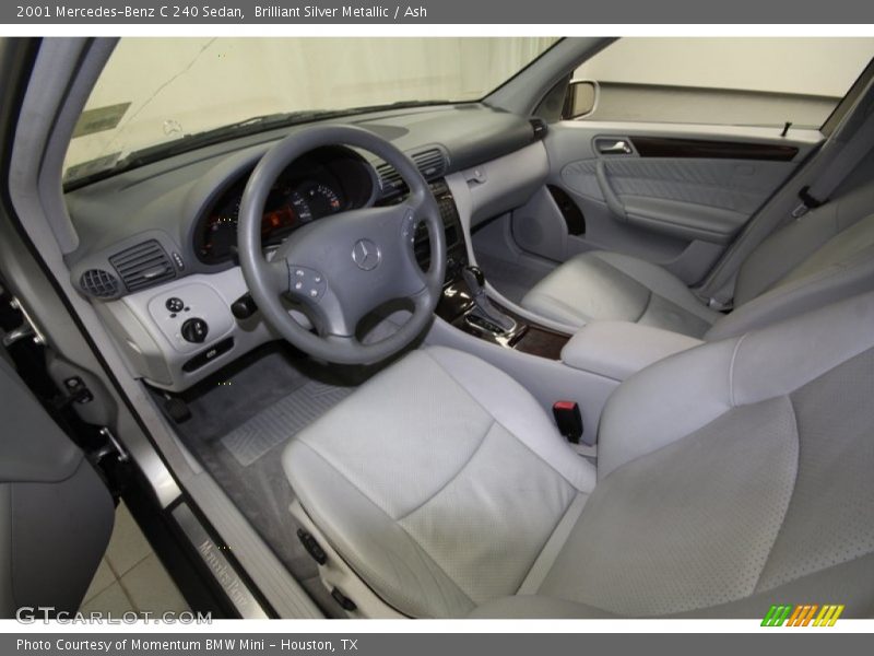 Brilliant Silver Metallic / Ash 2001 Mercedes-Benz C 240 Sedan