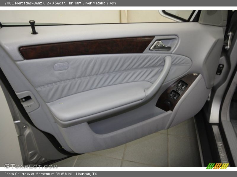 Brilliant Silver Metallic / Ash 2001 Mercedes-Benz C 240 Sedan