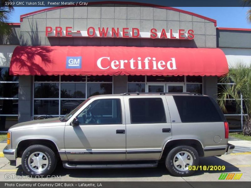 Pewter Metallic / Gray 1999 GMC Yukon SLE
