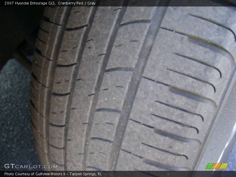 Cranberry Red / Gray 2007 Hyundai Entourage GLS