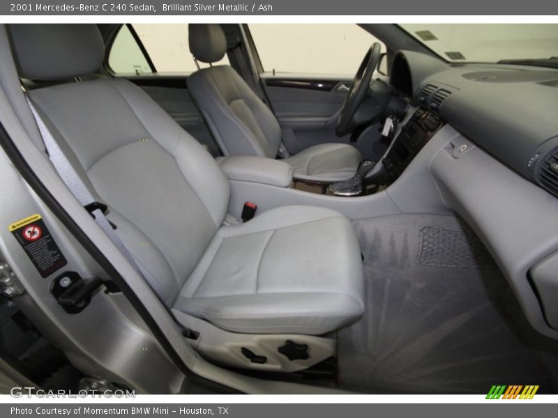 Brilliant Silver Metallic / Ash 2001 Mercedes-Benz C 240 Sedan