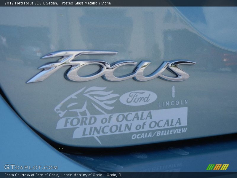 Frosted Glass Metallic / Stone 2012 Ford Focus SE SFE Sedan