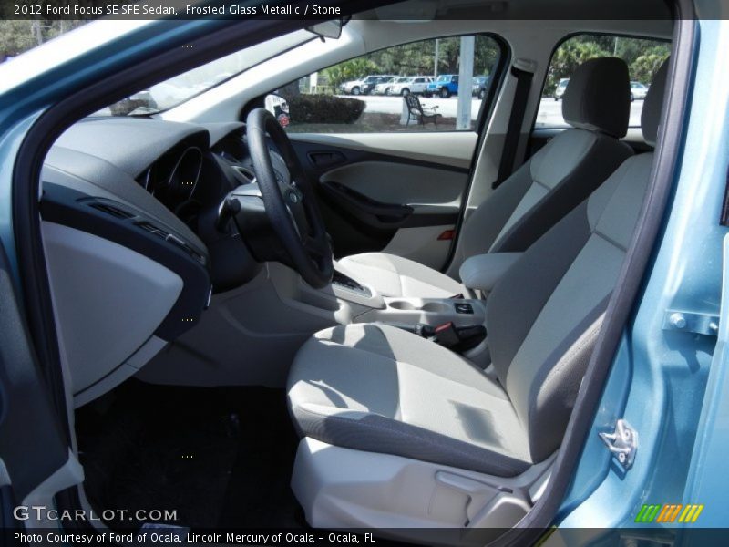 Frosted Glass Metallic / Stone 2012 Ford Focus SE SFE Sedan