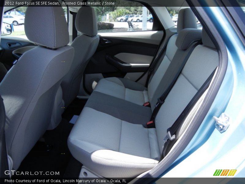 Frosted Glass Metallic / Stone 2012 Ford Focus SE SFE Sedan