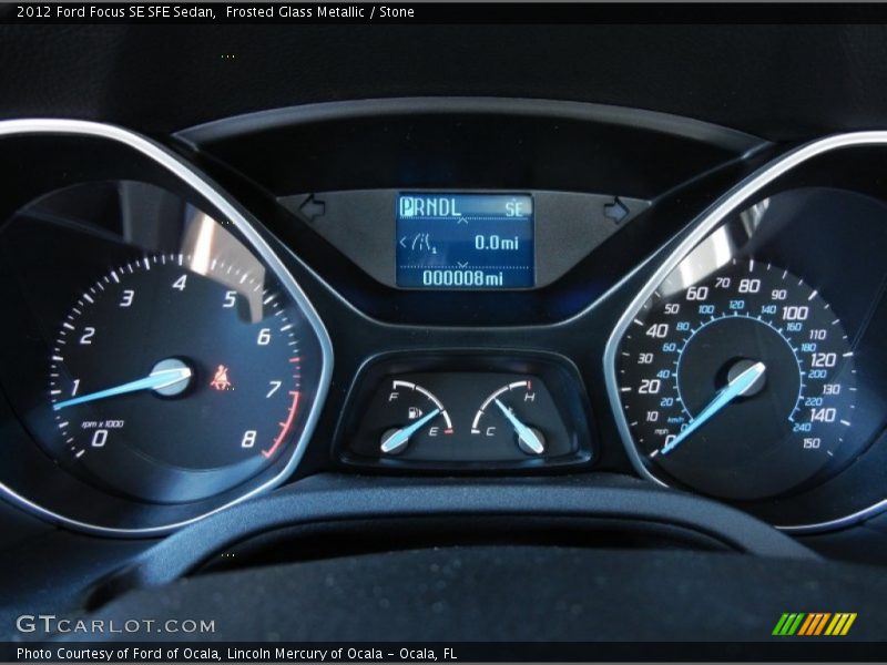 Frosted Glass Metallic / Stone 2012 Ford Focus SE SFE Sedan
