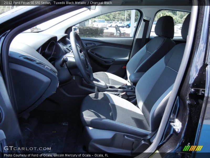  2012 Focus SE SFE Sedan Charcoal Black Interior